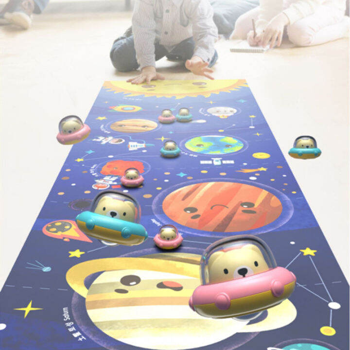 Curling Game Indoor Operated Hovering Curling Set Fun Family Game for