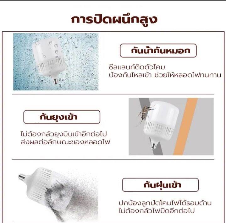 หลอดไฟ-led-หลอดไฟตุ้มหลอด-ไฟแสงสีขาว