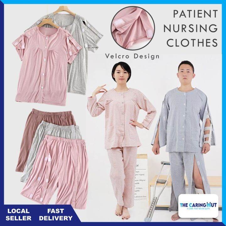 🏅Patients Nursing Clothes Men Ladies For Disability Dialysis Fracture