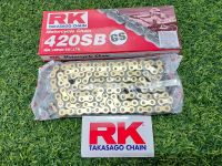 โซ่ RK420-120L GS สีทอง รับประกันแท้100% RK420-120ข้อ