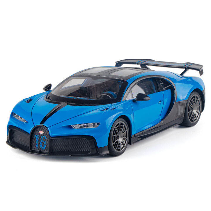 【RUM】1:18 Scale Bugatti Chiron Alloy Car Model Light & Sound Effect ...