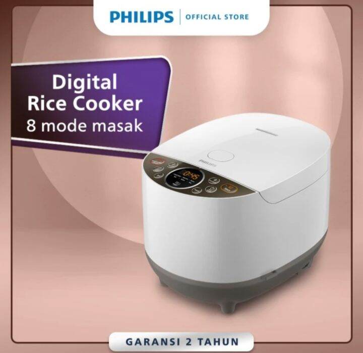 PHILIPS HD4515 Digital Rice Cooker Fuzzy Logic 1.8 Liter 400 Watt