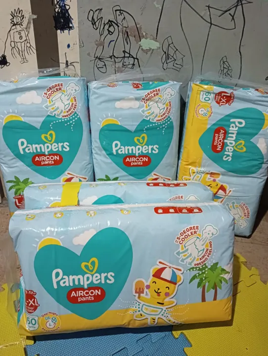 Pampers Aircon pants LXL 60pcs Lazada PH