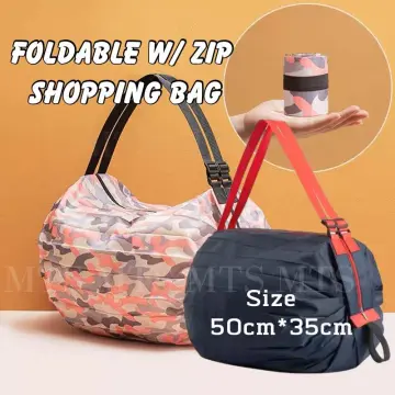 Waterproof shopping discount bag with zip