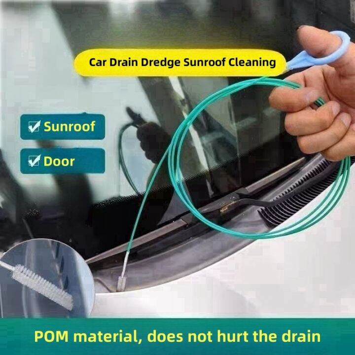 3m Flexible Pipe Cleaning Brush Car Sunroof Drain Hole Fuel Tank Drain ...