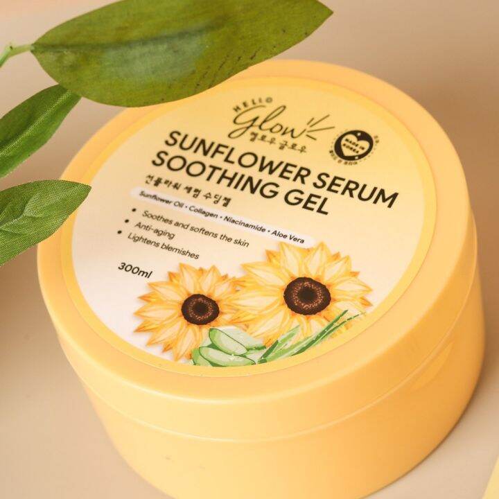 HELLO GLOW SUNFLOWER SERUM SOOTHING GEL Lazada PH