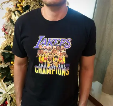 Los Angeles Lakers 2020 Pink Championship Graphic T-shirt Size