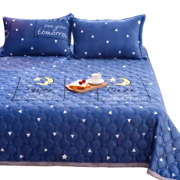 Plush Suede Thickened Non-Slip Quilt Velvet Bed Sheet Winter bed