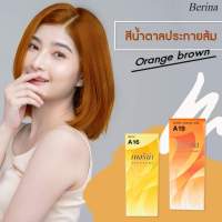 ครีมย้อมผม Berina A16+A19 รวม 2 กล่อง สีน้ำตาลประกายส้ม หวานซ่อนเปรียว จี๊ดก็ได้ หวานก็โดน จัดเลยอย่ารอช้า