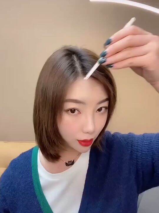 25CM Hair Clip Rambut Thickening Wig Hair Side Pad Hair Extension