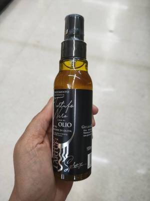 Tartufo Nero Black Truffle Flavour Spray 100ml.น้ำมันมะกอกกลิ่นเห็ดทรัฟเฟิล ชนิดสเปรย์ สำหรับปรุงอาหาร 100ม.ล