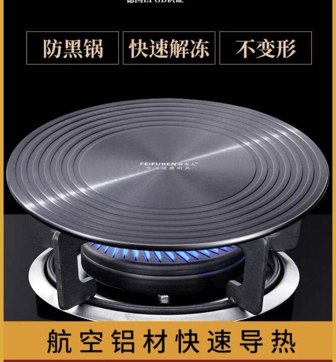 Household kitchen gas stove heat conduction plate, pot protection gas
