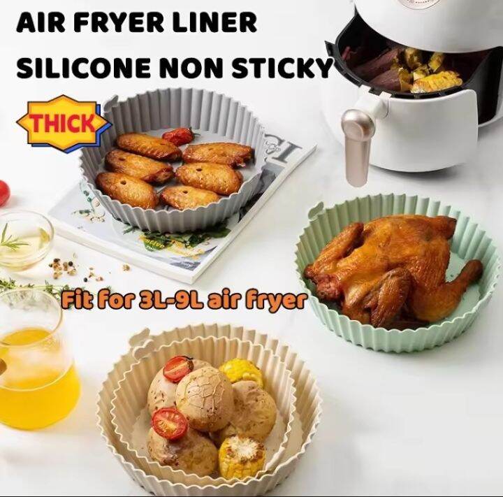 Silicon air fryer/air fryer paper liner disposable Air fryer sheet Oil ...