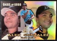 ALEX GONZALEZ #0485/6000 ⚾️ การ์ดสะสมเบสบอล MLB Florida Marlins??