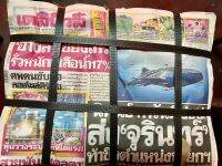 [?ส่งไว?] Newspaper หนังสือพิมพ์ไทยใหม่ หนา ไม่ผ่านการใช้งาน(วันที่เก่า) ใช้สำหรับ พ่นสี ทาสี กันคราบกาว ห่อของ ราคาต่อกิโล