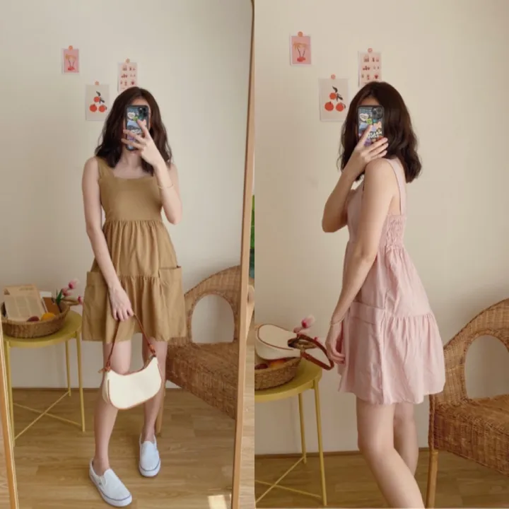 Cosclothes.official มินิเดรส ทรงแบบที่แพททริเซียใส่ 💫🧸 มีเก็บเงินปลายทาง‼️ – No Brand >>> top1shop >>> lazada.co.th 🇹🇭 🇹🇭 🇹🇭🛒🛍🛒