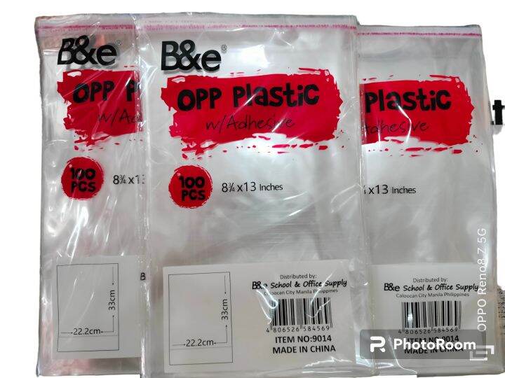 OPP Plastic w/adhesive Lazada PH