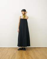 LALANLA Azalea Dress (Black) เดรสสายเดี่ยว