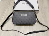 พร้อมส่ง กระเป๋าสะพาย Guess bag ทรงพอร์ชบุหนัง แท้ ?%