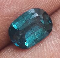 1.62 cts natural hi-end indecolite blue tourmaline gems stone