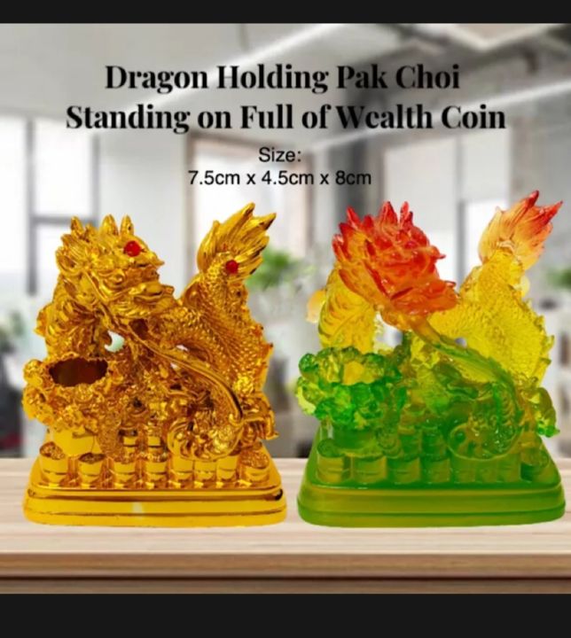 Feng Shui 2024 Dragon Figurine For Victory and Success Dragon Lucky