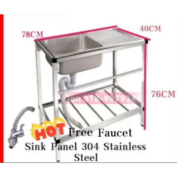Modern 304 Stainless Steel Sink For Kitchen Wash Bowlpool Handmade
