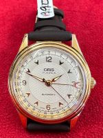 ORIS 17 Jewels Automatic สี่เข็ม เข็มชี้วันที่ก้ามปู ตัวเรือนทองชุบ นาฬิกาผู้ชาย มือสองของแท้