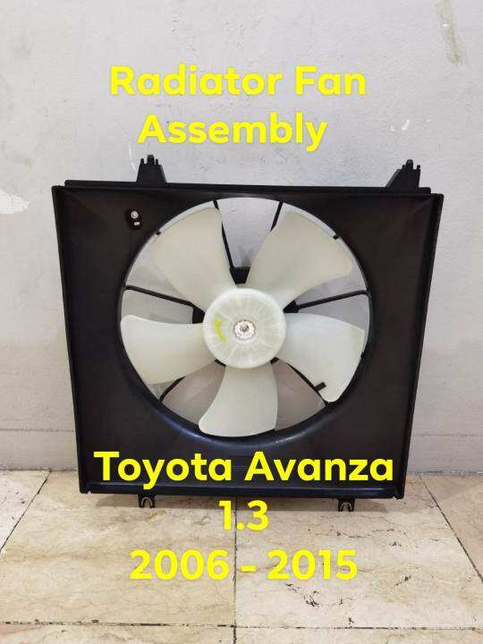 Radiator Fan Assembly Toyota Avanza 1.3 engine 2006 2015 year model