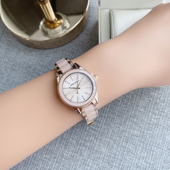 ของแท้-100-anne-klein-womens-resin-bracelet-watch-ak-3212