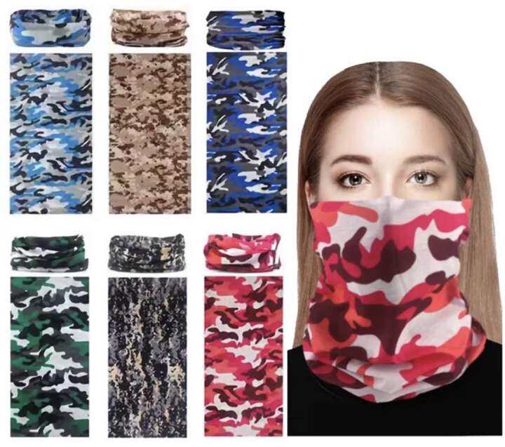 1 pack multifunctional seamless wear mask assorted color available 12