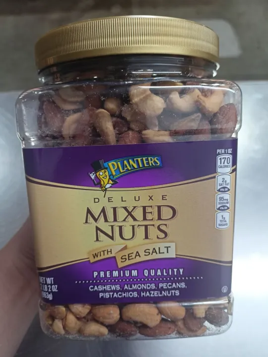 PLANTERS Deluxe Mixed Nuts with Sea Salt 963g Lazada PH