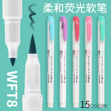 Japanese Zebra Wft8 5/15/25color Set Mildliner Soft Brush Pen Double-headed Mild  Liner Highlighter Marker Pen School Supplies - Art Markers - AliExpress