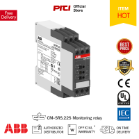 (Pre Order) ABB Current Monitoring Relay รุ่น CM-SRS.21S รีเลย์ตรวจวัดกระแสไฟ 1 เฟส AC/DC, 0.3-1.5A; 1-5A; 3-15A