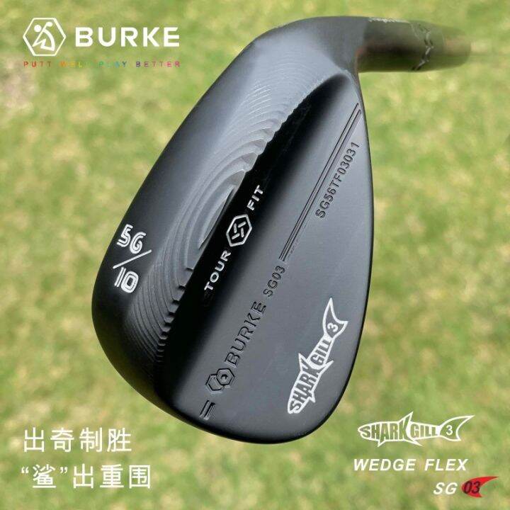 New Style Burke Shark Gill Pattern Golf Club Wedge Sg03 Standard Short