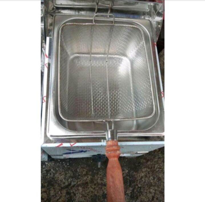 Stainless Jumbo Deep Fryer 5 to 6L Capacity Lazada PH