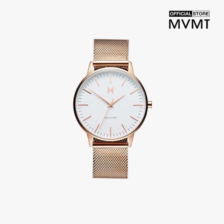 Đồng hồ nữ MVMT mặt tròn dây thép 38mm D-MB01-RGWM 0000-35
