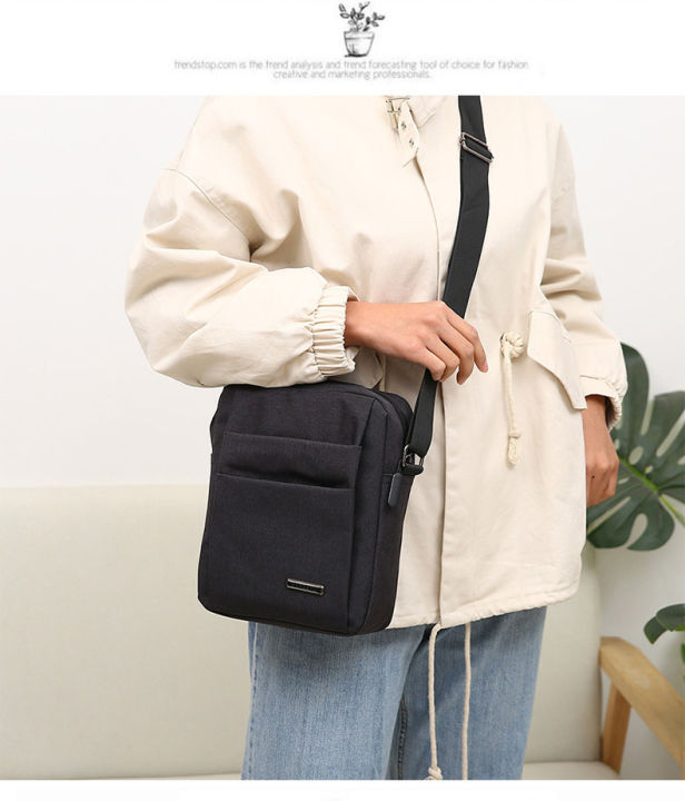 WOVOW on sales korean Inclined shoulder bags for men messenger bag ...