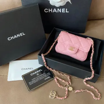 New Chanel card holder wallet holo31 caviar skin ghw