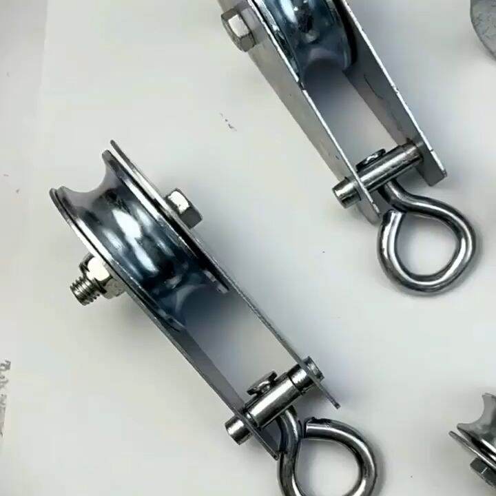 Ròng rọc đơn bằng thép mạ chống gỉ, có vòng bi với nhiều kích thước cho ...
