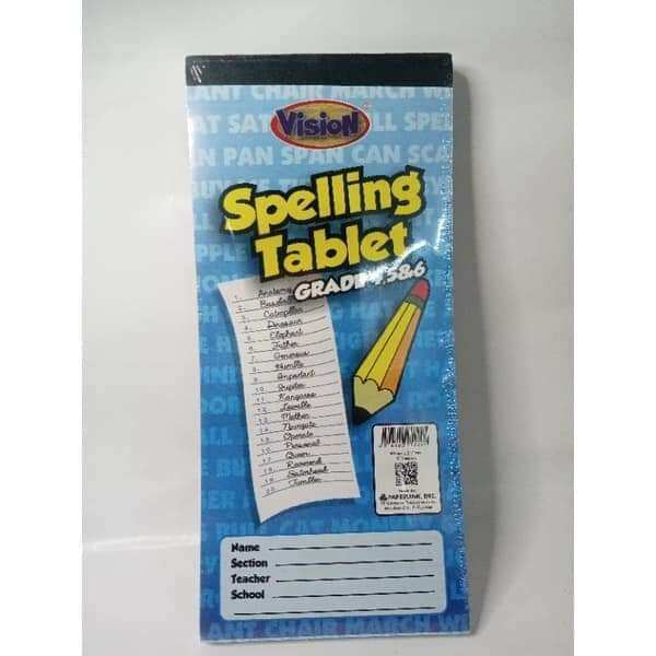 SPELLING BOOKLET for GRADES 4-6 | Lazada PH
