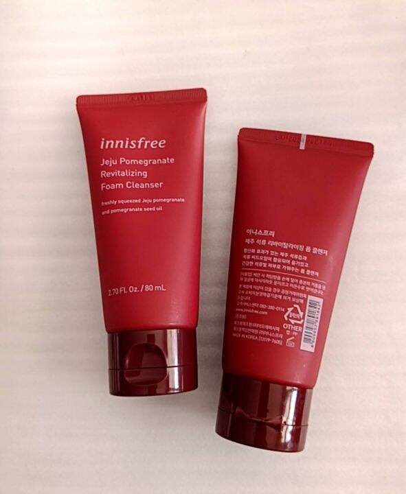 innisfree-jeju-pomegranate-revitalizing-foam-cleanser-80-ml-1-หลอด