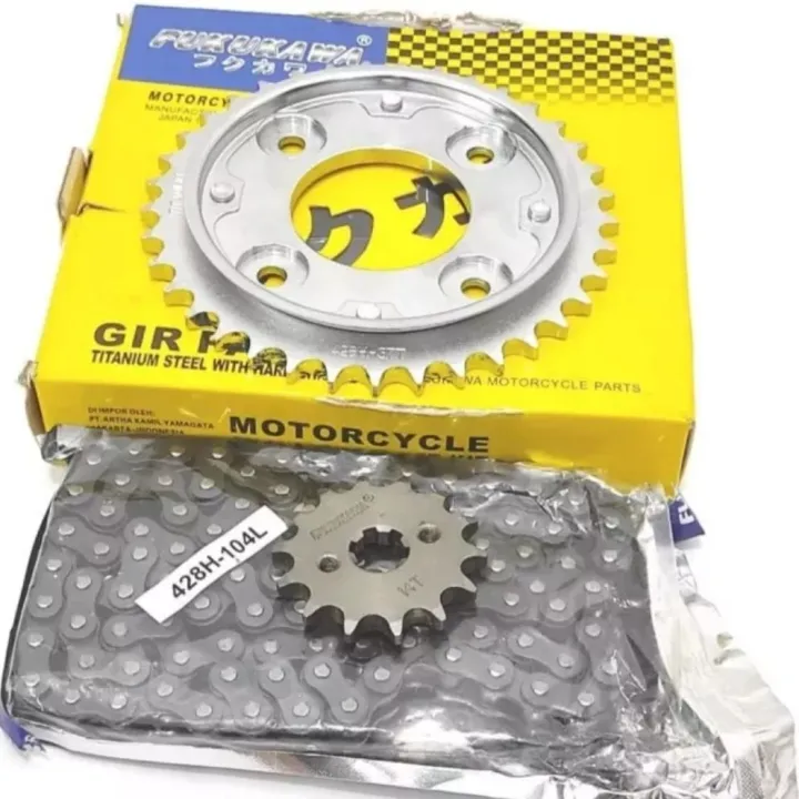 gear set fukukawa blade 125, blade 110, revo absolube, supra x 125