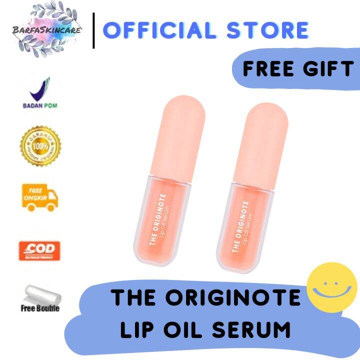 The Originote Lip Oil Serum 3.2ML Lip Treatment Serum Bibir The