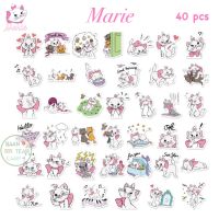 สติ๊กเกอร์ ? Marie 155 มารี 40ชิ้น น้องน่ารักมาก แมวมารี แมวเหมียว ดิสนี disney ดิสนีย์ maree มาลี cat แมวมาลี มาเรีย แมว มาลี สติกเกอร์ maria