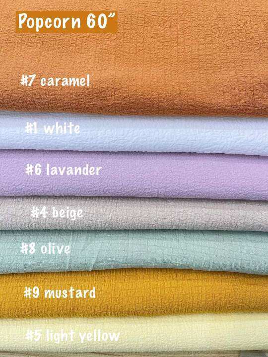 Popcorn Fabric 60"width (120/yard) Lazada PH