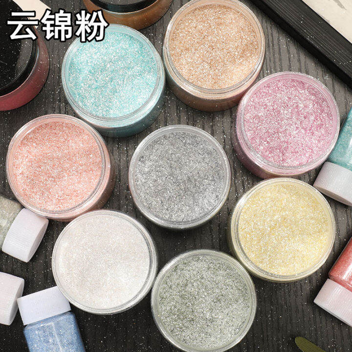 Dodole Handmade DIY Mica Powder Flow Hemp Manicure Epoxy Shimmer
