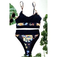 ?สินค้าพร้อมส่งSHEIN??‍♀️??บิกินี่วันพีชสายฝอนำเข้า,บิกินี่,bikini Size S