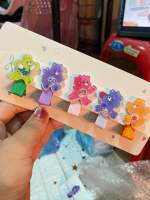 กิ๊บติดผม ลายแคร์แบร์ carebears 1 แผง 5 สี ของพร้อมส่งงับบ