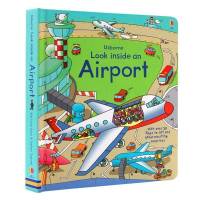 ?New? Airport หนังสือUsborne หนังสืออ่านภาษาอังกฤษ Usborne lift the flap usborne look inside