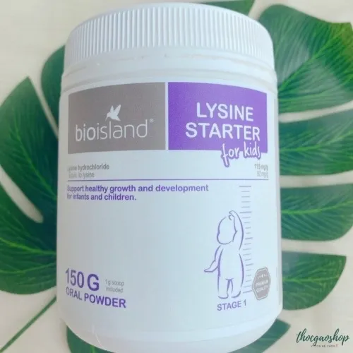 Bột tăng chiều cao Bioisland Lysine starter for kids 150gr Úc – No Brand >>> top1shop >>> lazada.vn